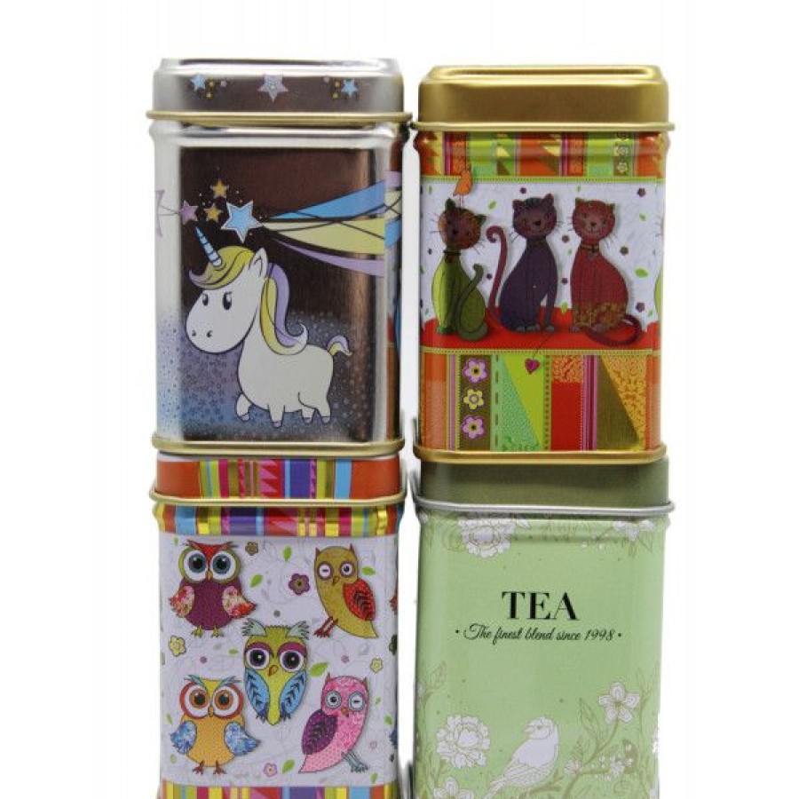 Objets & Cadeaux Compagnie Anglaise des Th茅s | Assortiment 4 Th S Verts Parfum S - Id E Cadeau! - Th S Verts Parfum S - 4X25Grs