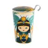 Objets & Cadeaux Compagnie Anglaise des Th茅s | Tisani Re Gyptienne Bleue - Tasse, Filtre Et Couvercle - 35 Cl