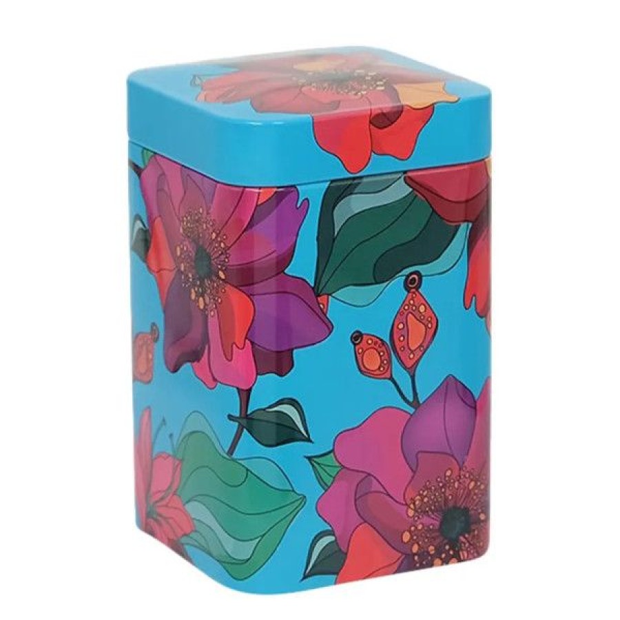 Objets & Cadeaux Compagnie Anglaise des Th茅s | Bo Te Blue Flowers - Contenance : 100 Grs De Th