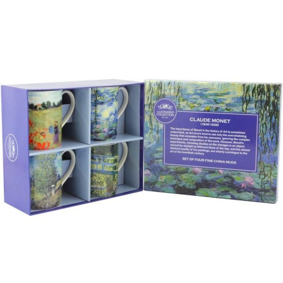 Objets & Cadeaux Compagnie Anglaise des Th茅s | Coffret Mugs Monet - Contenance : 30 Cl