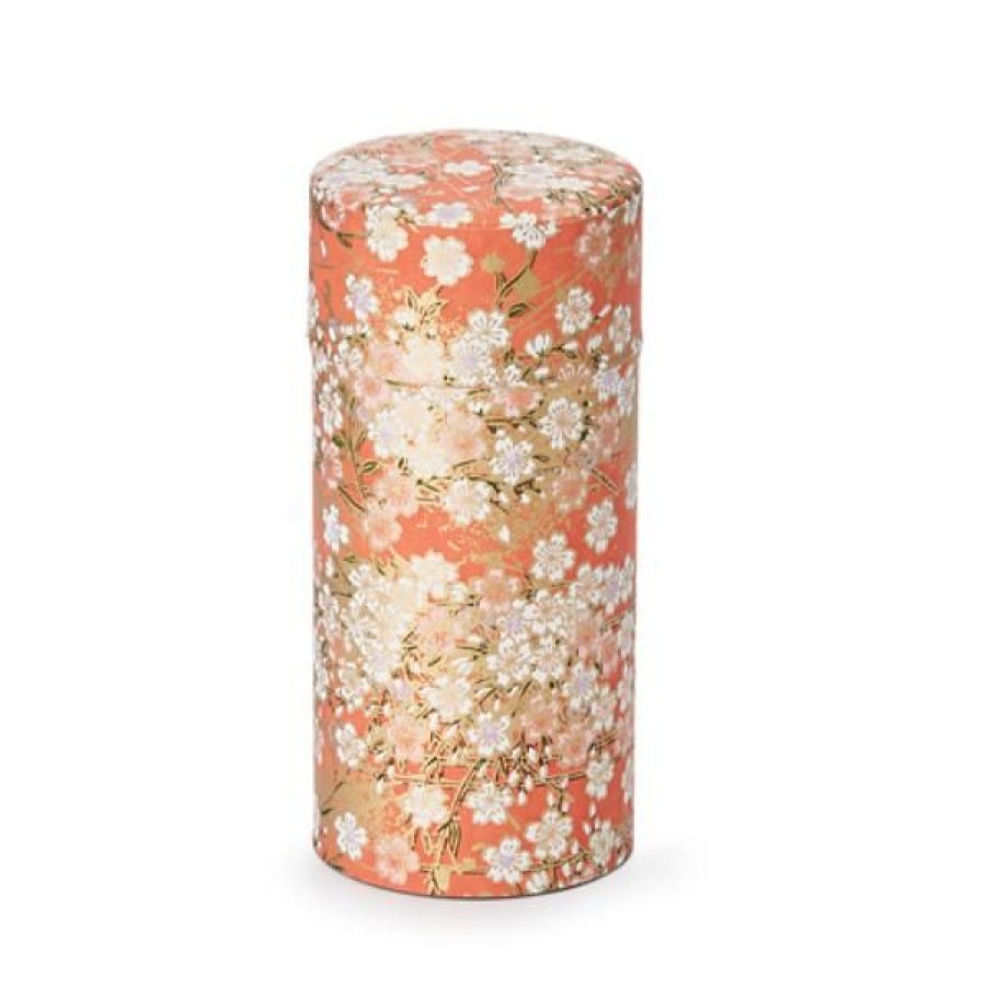 Objets & Cadeaux Compagnie Anglaise des Th茅s | Bo Te Japonaise Orange Et Dor - Contenance :150 Grs De Th