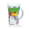 Objets & Cadeaux Compagnie Anglaise des Th茅s | Mug Dunoon Carte Du Monde - Tasse En Porcelaine - 50 Cl