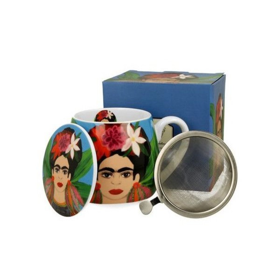 Objets & Cadeaux Compagnie Anglaise des Th茅s | Tisani Re Frida Kahlo - Tasse, Filtre Et Couvercle - 43 Cl