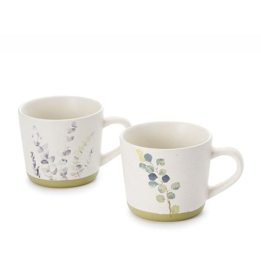 Objets & Cadeaux Compagnie Anglaise des Th茅s | Mug C Ramique Eucalyptus - Vendu L'Unit - Contenance : 35 Cl