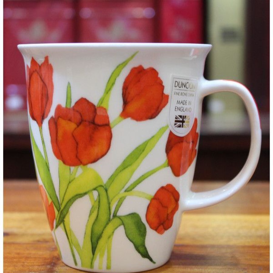 Objets & Cadeaux Compagnie Anglaise des Th茅s | Mug Dunoon Tulipe - Tasse En Porcelaine - 48 Cl