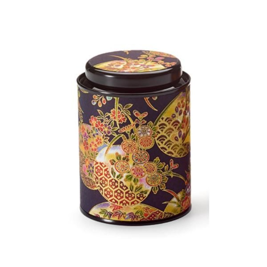 Objets & Cadeaux Compagnie Anglaise des Th茅s | Bo Te Japonaise Noire Et Dor E 80G - Contenance :80 Grs De Th