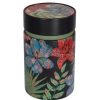 Objets & Cadeaux Compagnie Anglaise des Th茅s | Bo Te Cylindrique Fleurs Rouges - Contenance : 100 Grs De Th