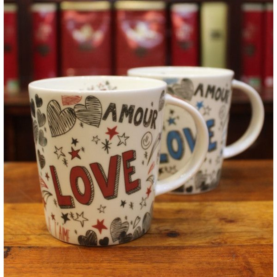 Objets & Cadeaux Compagnie Anglaise des Th茅s | Mug Love - Vendu L'Unit - Contenance : 50 Cl