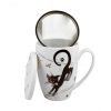 Objets & Cadeaux Compagnie Anglaise des Th茅s | Tisani Re Chat - Tasse, Filtre Et Couvercle - 40 Cl