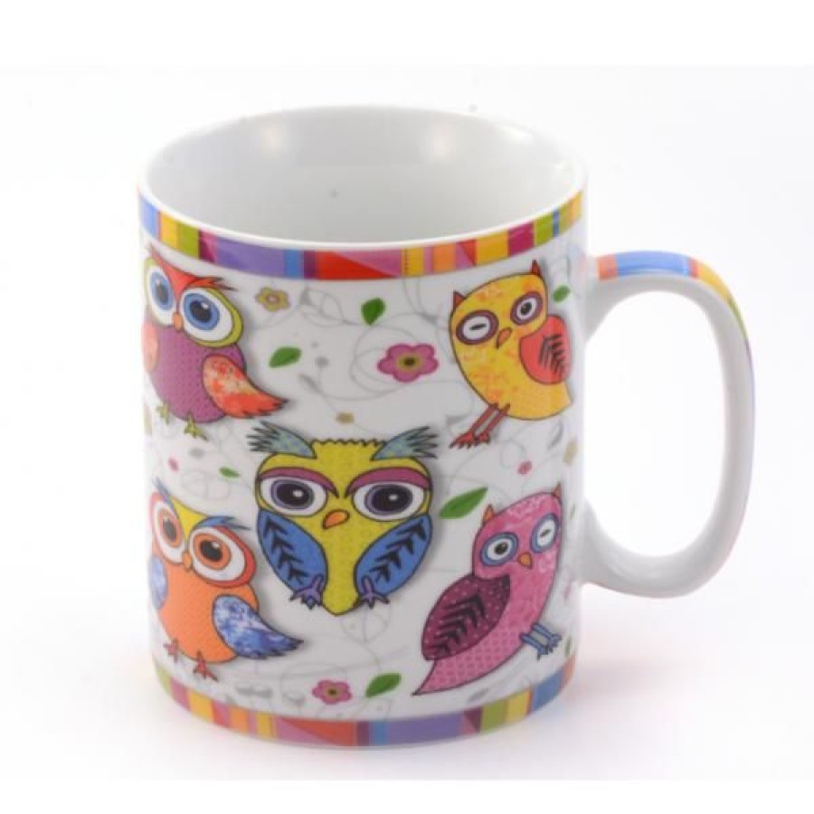 Objets & Cadeaux Compagnie Anglaise des Th茅s | Mug Maxi Chouettes - Contenance : 75 Cl