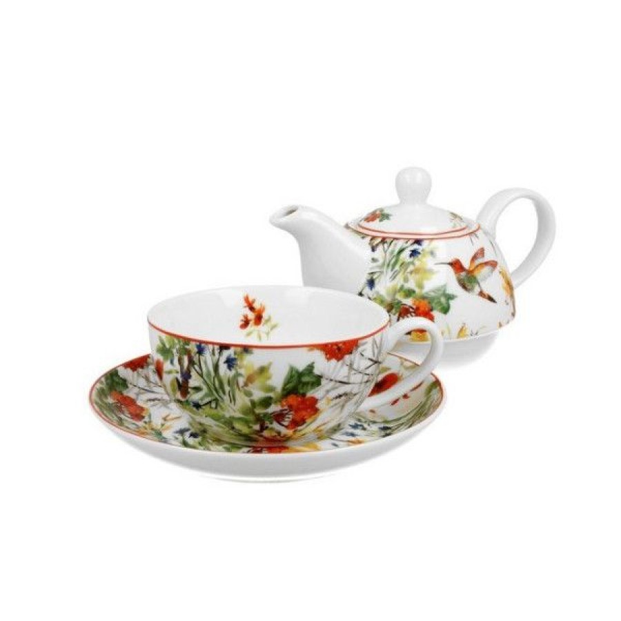 Objets & Cadeaux Compagnie Anglaise des Th茅s | Th I Re Solitaire Colibri - Solitaire Porcelaine - Contenance : 0,30L