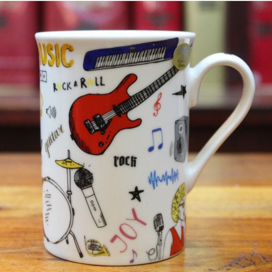 Objets & Cadeaux Compagnie Anglaise des Th茅s | Mug Music Lover - Contenance : 27,5 Cl