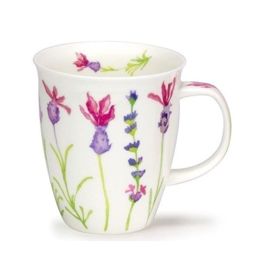 Objets & Cadeaux Compagnie Anglaise des Th茅s | Mug Dunoon Lavande - Tasse En Porcelaine - 48 Cl