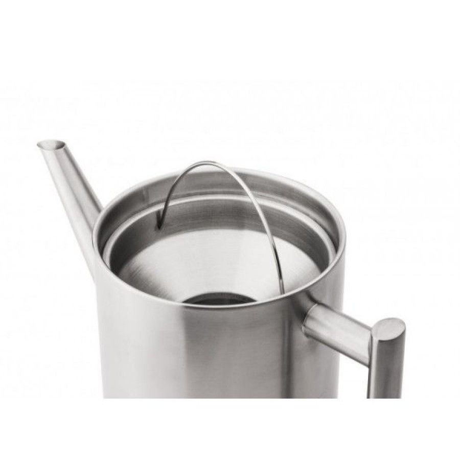 Objets & Cadeaux Compagnie Anglaise des Th茅s | Th I Re Inox Satin 1,2L - En Inox Satin , Double Paroi - Contenance : 1,2L