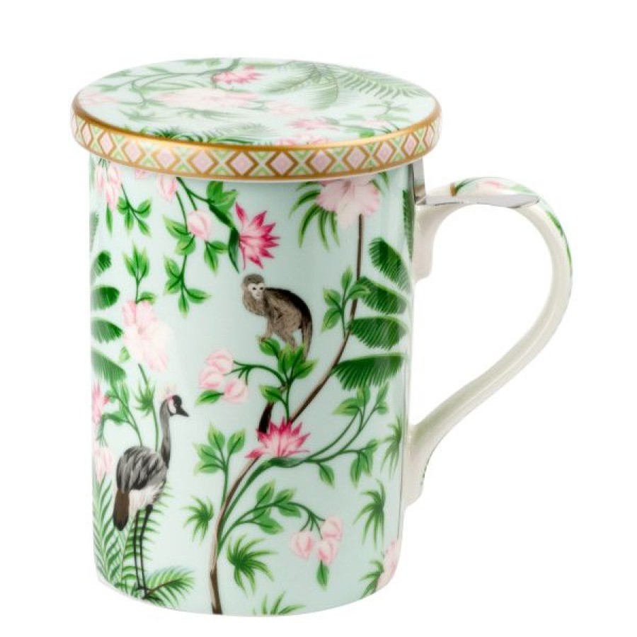 Objets & Cadeaux Compagnie Anglaise des Th茅s | Tisani Re Paradise - Tasse, Filtre Et Couvercle - 35 Cl