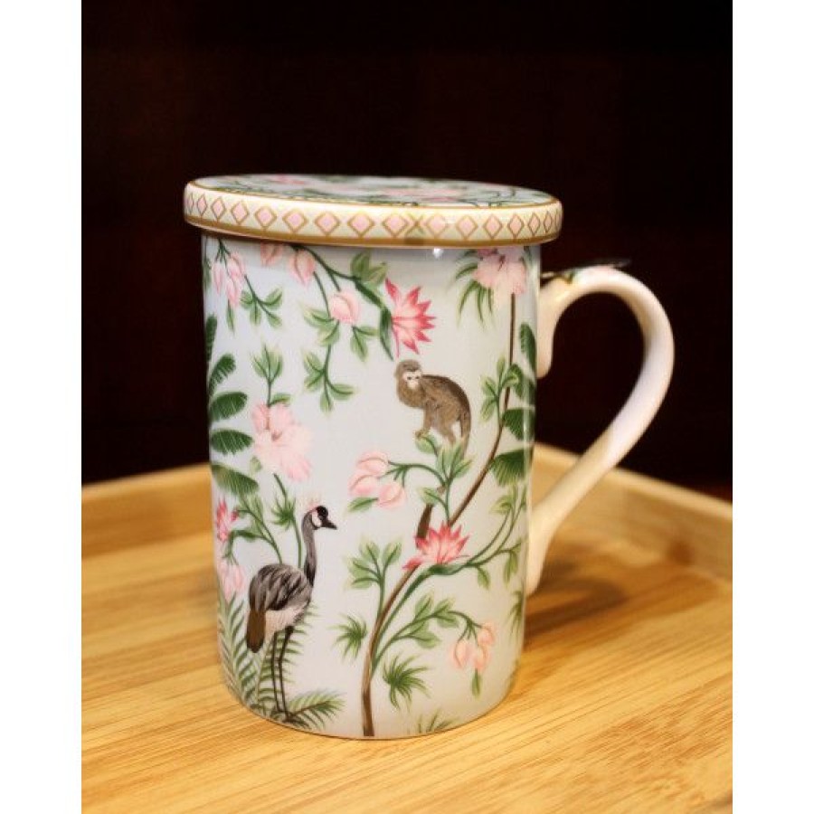 Objets & Cadeaux Compagnie Anglaise des Th茅s | Tisani Re Paradise - Tasse, Filtre Et Couvercle - 35 Cl