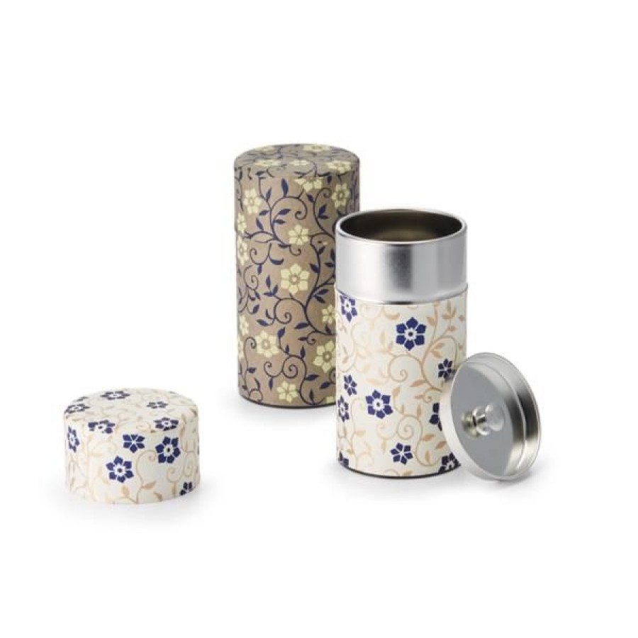 Objets & Cadeaux Compagnie Anglaise des Th茅s | Bo Te Japonaise Fleurs - Contenance : 100 Grs De Th