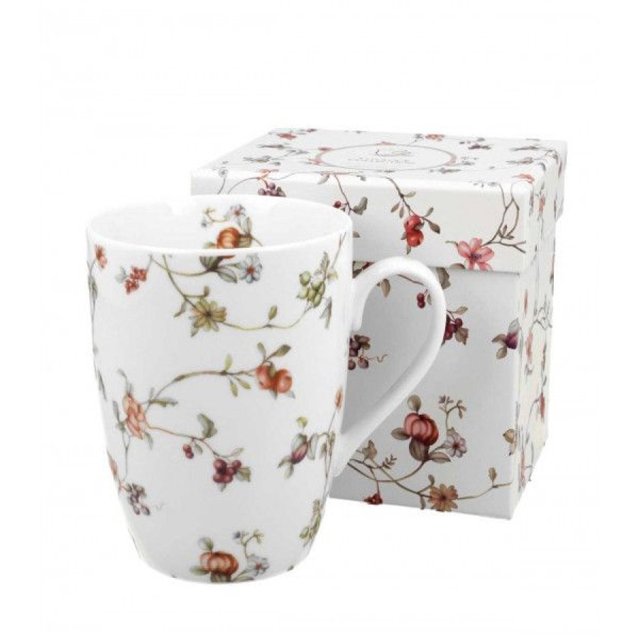 Objets & Cadeaux Compagnie Anglaise des Th茅s | Mug Fleurs - Contenance : 38 Cl