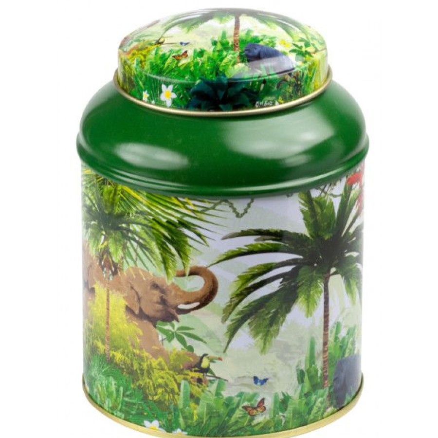 Objets & Cadeaux Compagnie Anglaise des Th茅s | Bo Te Cylindrique Jungle - Contenance : 150 Grs De Th