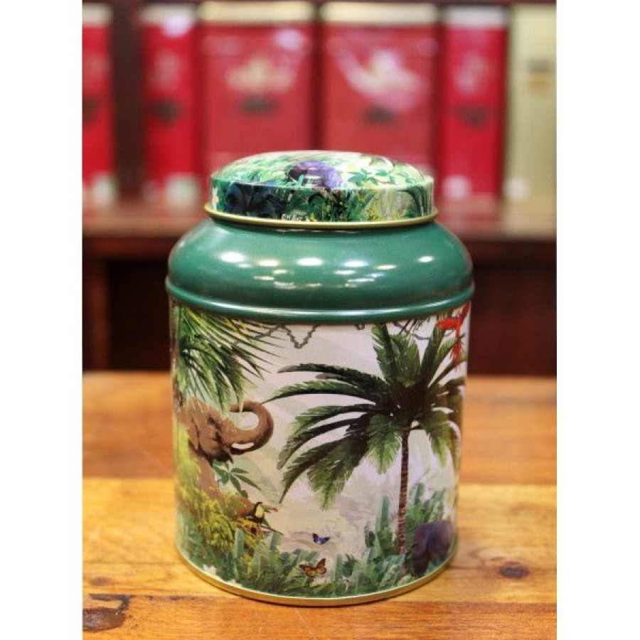 Objets & Cadeaux Compagnie Anglaise des Th茅s | Bo Te Cylindrique Jungle - Contenance : 150 Grs De Th