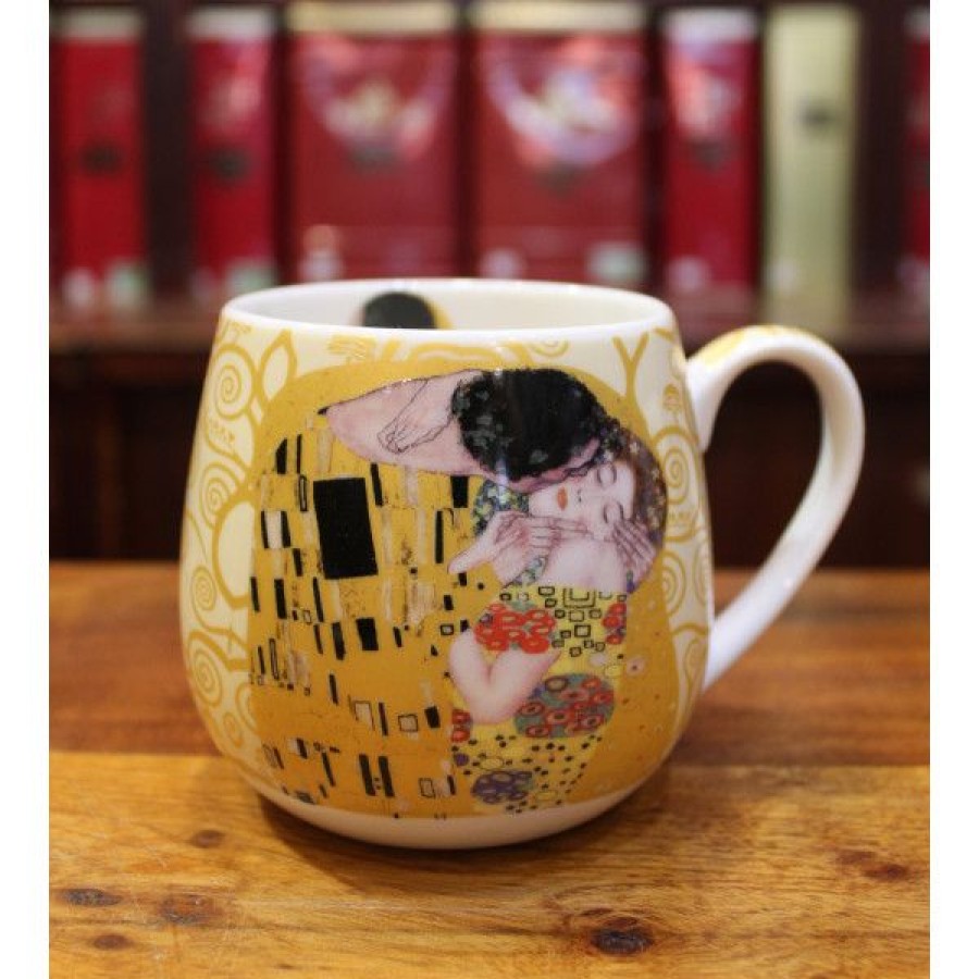 Objets & Cadeaux Compagnie Anglaise des Th茅s | Mug Volupt Klimt Cru - Contenance : 43 Cl