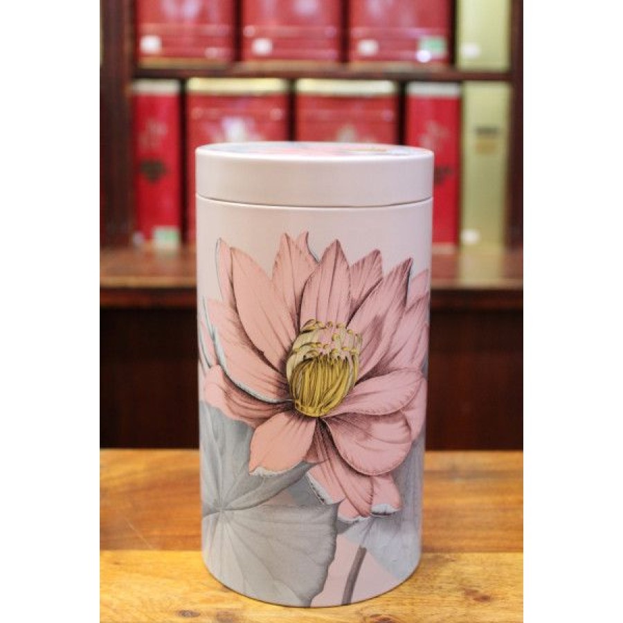 Objets & Cadeaux Compagnie Anglaise des Th茅s | Bo Te Lotus Blanc 500G - Contenance : 500 Grs De Th