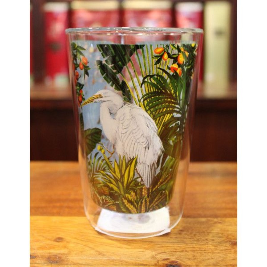 Objets & Cadeaux Compagnie Anglaise des Th茅s | Mug Verre Jungle - Contenance : 40 Cl