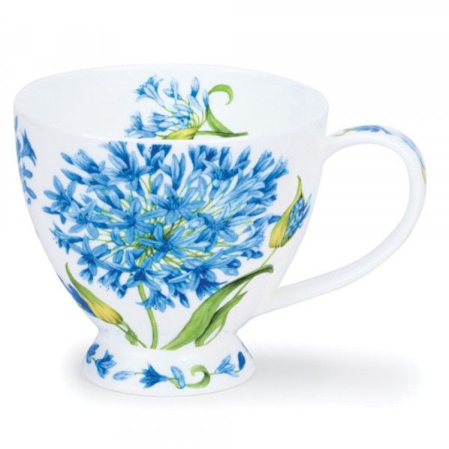 Objets & Cadeaux Compagnie Anglaise des Th茅s | Mug Dunoon Agapanthe - Tasse En Porcelaine - 45 Cl