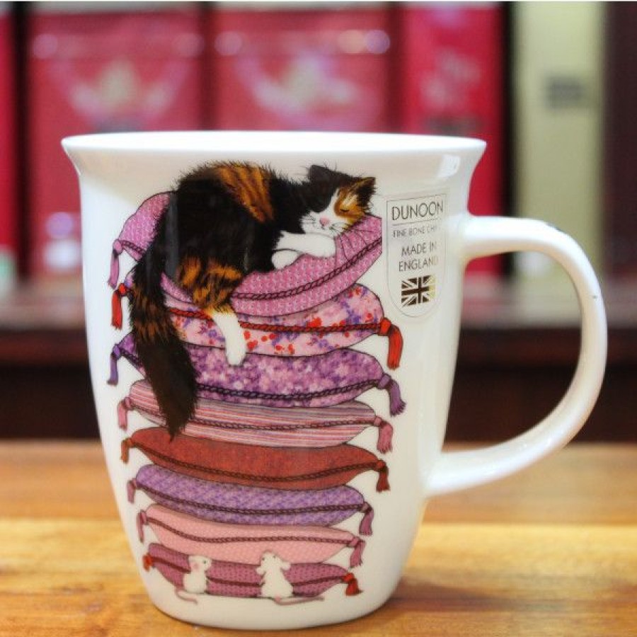 Objets & Cadeaux Compagnie Anglaise des Th茅s | Mug Dunoon Chat Cosy - Tasse En Porcelaine - 48 Cl