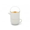 Objets & Cadeaux Compagnie Anglaise des Th茅s | Th I Re Solitaire Contemporaine Blanche - Solitaire Gr S - Contenance : 0,5L