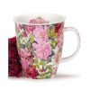 Objets & Cadeaux Compagnie Anglaise des Th茅s | Mug Dunoon Roses - Tasse En Porcelaine - 48 Cl