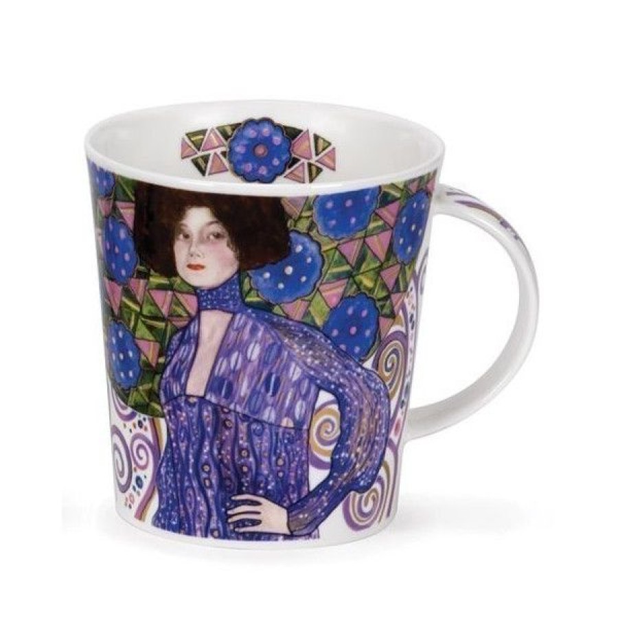 Objets & Cadeaux Compagnie Anglaise des Th茅s | Mug Dunoon Klimt Violet - Tasse En Porcelaine - 48 Cl