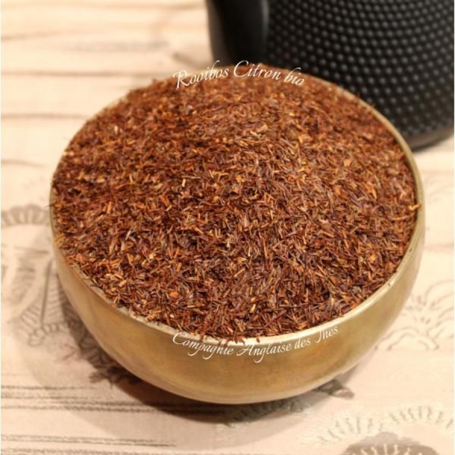 Rooibos Compagnie Anglaise des Th茅s | Rooibos Citron Bio - Citron, Zestes