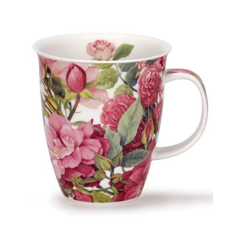 Objets & Cadeaux Compagnie Anglaise des Th茅s | Mug Dunoon Rose Fonc - Tasse En Porcelaine - 48 Cl