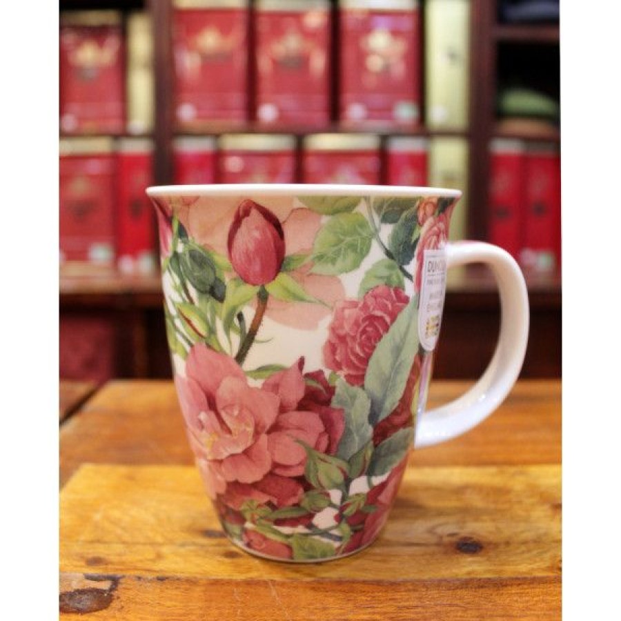 Objets & Cadeaux Compagnie Anglaise des Th茅s | Mug Dunoon Rose Fonc - Tasse En Porcelaine - 48 Cl