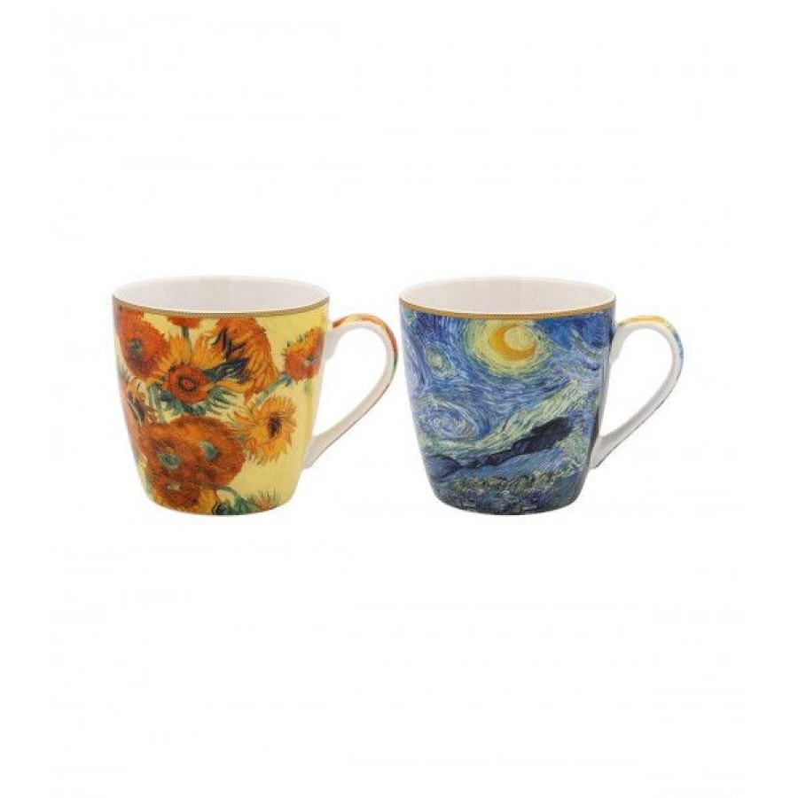 Objets & Cadeaux Compagnie Anglaise des Th茅s | Coffret Van Gogh 45Cl - 2X Tasses Th - 45 Cl