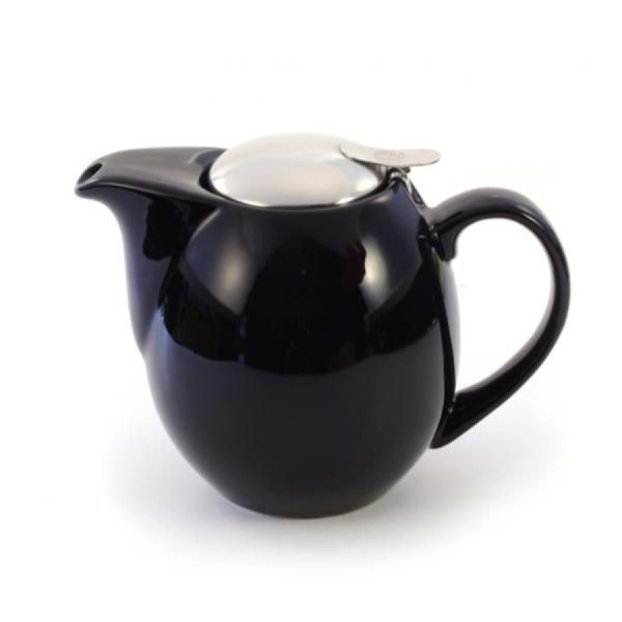 Objets & Cadeaux Compagnie Anglaise des Th茅s | Th I Re Noir Vif 0,9 L - En Fa Ence - Contenance : 0,9 L