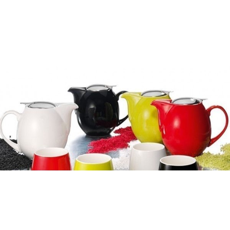 Objets & Cadeaux Compagnie Anglaise des Th茅s | Th I Re Noir Vif 0,9 L - En Fa Ence - Contenance : 0,9 L