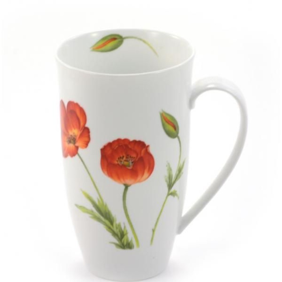 Objets & Cadeaux Compagnie Anglaise des Th茅s | Grand Mug Coquelicot - Contenance : 50Cl