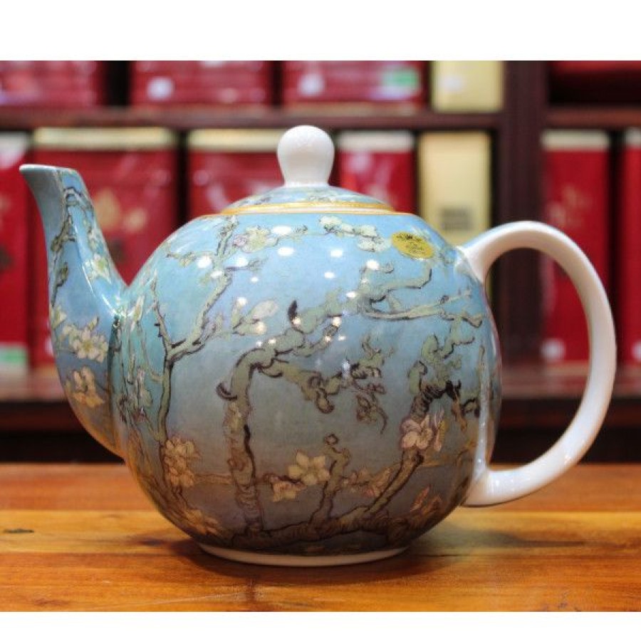 Objets & Cadeaux Compagnie Anglaise des Th茅s | Th I Re Almond Blossom - Th I Re En Porcelaine - Contenance : 1,2L