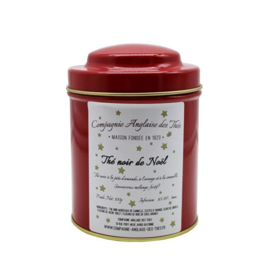 Objets & Cadeaux Compagnie Anglaise des Th茅s | Bo Te De Th Noir De No L - 100 G