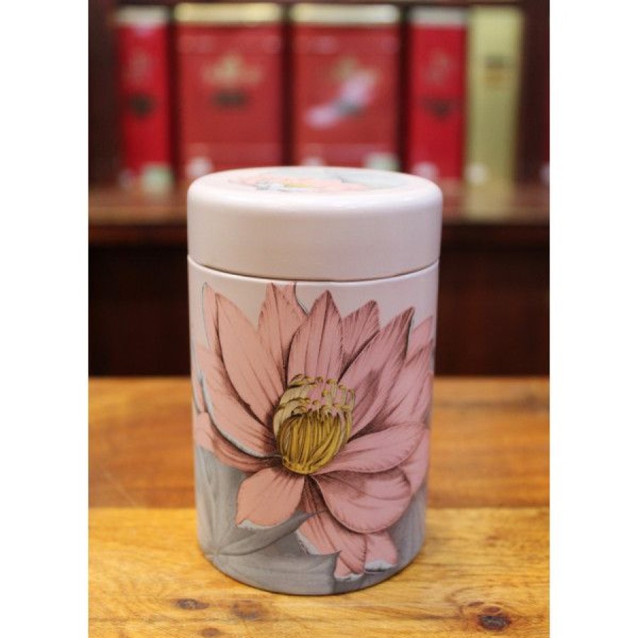 Objets & Cadeaux Compagnie Anglaise des Th茅s | Bo Te Lotus Blanc - Contenance : 100 Grs De Th