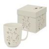 Objets & Cadeaux Compagnie Anglaise des Th茅s | Mug Jardin Japonais Blanc - Contenance : 40 Cl