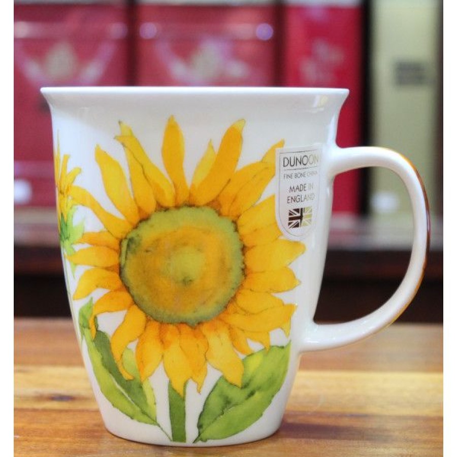 Objets & Cadeaux Compagnie Anglaise des Th茅s | Mug Dunoon Sunflowers - Tasse En Porcelaine - 48 Cl