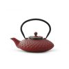 Objets & Cadeaux Compagnie Anglaise des Th茅s | Fonte Aphrodite Rouge 0,8 L - En Fonte - Contenance : 0,8 L