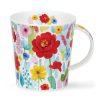 Objets & Cadeaux Compagnie Anglaise des Th茅s | Mug Dunoon Jardin Fleuri Rouge - Tasse En Porcelaine - 48 Cl