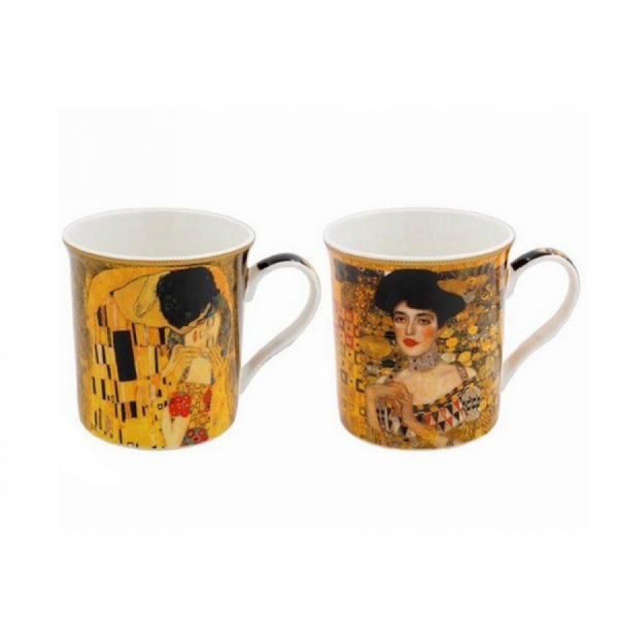 Objets & Cadeaux Compagnie Anglaise des Th茅s | Coffret Mugs Klimt - 2X Tasses Th - 30 Cl