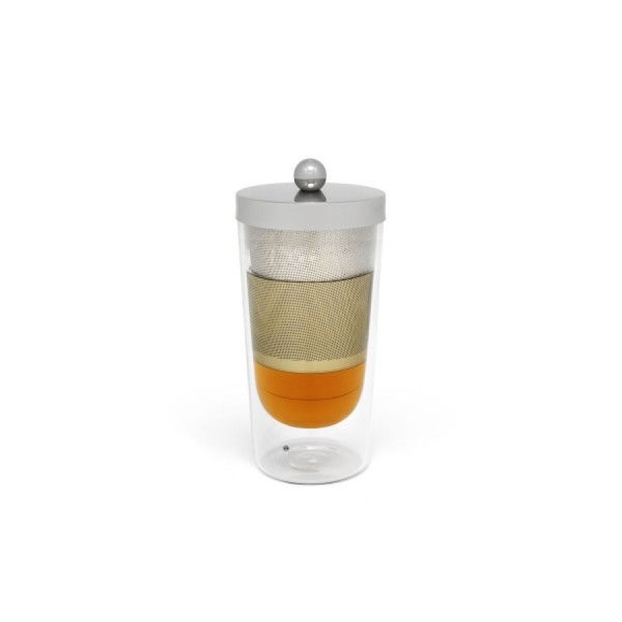 Objets & Cadeaux Compagnie Anglaise des Th茅s | Tisani Re En Verre - Tasse, Filtre Et Couvercle - 45 Cl