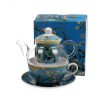 Objets & Cadeaux Compagnie Anglaise des Th茅s | Th I Re Solitaire En Verre Fleurs De Cerisier - Solitaire Porcelaine - Contenance : 0,30L