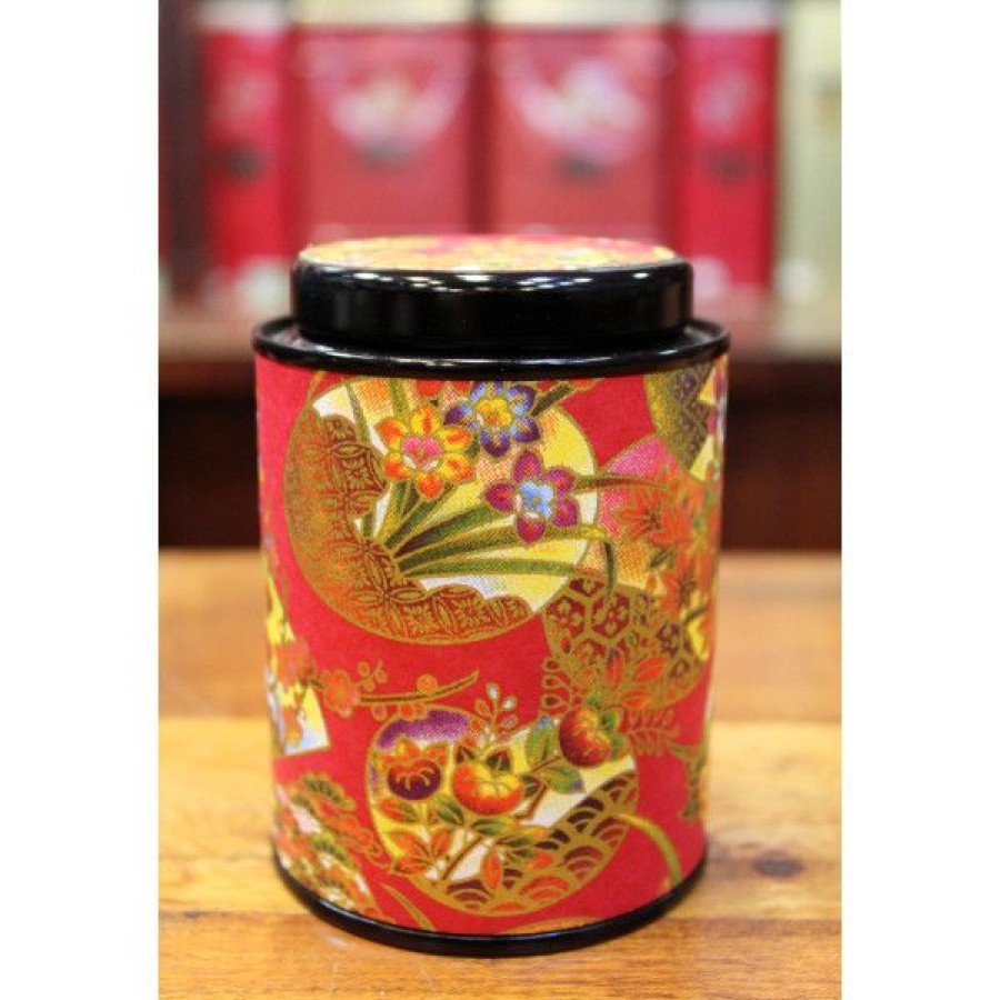 Objets & Cadeaux Compagnie Anglaise des Th茅s | Bo Te Japonaise Rouge Et Dor E 80G - Contenance :80 Grs De Th